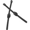 NUOBESTY 2 Set Cinturino PVC per Nero Fibbia Pattini a Regolabile Rotelle