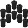 Hohopeti 10 Pezzi Pad in Spugna per Macchina Allenamento Addominali, Copri Tubo per Gamba Attrezzatura Palestra, Nero, Facile da Pulire, Confortevole e Imbottito