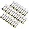 SHINEOFI Fishing Sinker Slide Space Bean Connector Girella Integrata | Acciaio Inossidabile Rosso, per Acqua Veloce e Profonda, Rotazione Flessibile Antiattorcigliamento