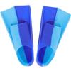 Kichvoe Pinne da Nuoto Corte Regolabili Xs Blu in Silicone | Viaggio Emmersioni, Design a Tallone Aperto, Aiuta a Ridurre la Fatica e Crampi