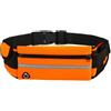 Generic LVJMJ - Cintura da corsa con porta bottiglia d'acqua, unisex, in neoprene riflettente, adatta a telefoni da 16,5 cm, ultraleggera, traspirante, regolabile, con cerniera, per corsa, ciclismo