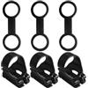 SEWOART Fermaglio Accessorio Snorkeling in Silicone e ABS, Set 1 Nero