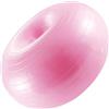 NUOBESTY Sfera Yoga Gonfiabile a Ciambella Rosa in Pvc con Pompa