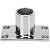 FITEGBAPY Base per corrimano in acciaio inox da 2,5 cm, montaggio su rotaia marina per barca