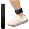 AMMKRO Cinturino alla caviglia morbido e regolabile con tasca in rete, compatibile con Fitbit Zip/Ace 3/Alta/Sense 2/Inspire 3/Charge 5/Runlio/Samsung/Garmin Vivosmart 4/5 Fitness Tracker (28 cm)