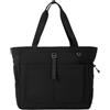 Wswqop Borsa Porta Racchette Sportive Borsa Tennis Borsone Badminton Tote Capiente con Interni Organizzati in Nylon E Poliestere Traspirante Adatta per, Nero, Nero