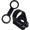 DEARMAMY Supporto per Tubo Snorkel, Clip per Maschera Sub, Doppia Fibbia in Silicone e ABS, Nero, Sagomato, Installazione Rapida, per Tubi di Ventilazione e Cinghia Maschera, Immersione