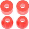 NUOBESTY 4 Pezzi Paracolpi Skateboard Pu Rosso, per Longboard e Truck