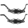 TEHAUX 2 Pezzi Cinturino Regolabile per Casco da Bici Nero in Plastico Sottogola Resistente e Leggero per Ciclismo in Clima Caldo Accessorio per Casco