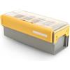 Plano Edge Frog Bait Utility Box, grigio/giallo, può contenere fino a 50 esche singole rane, attrezzatura da pesca, contenitore impermeabile e resistente alla ruggine per esche