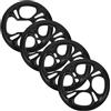 ULTECHNOVO 4 Pezzi Copricatena Bici Nero in Plastica per Guarniture a 4 Fori, Compatibilità, Protegge la Catena e Riduce i Danni agli Ingranaggi, per Mountain Bike e Ciclismo
