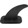 DEARMAMY Pinna Tavola da Surf in Plastica Nera, Ricambio per Paddle | Compatibile Tavole Sup e Kayak, Installazione Rapida, Formato 8 Pollici, Accessorio per Assetto