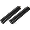 Luxshiny 2 Pezzi Estensore per Stecca da Biliardo Nero in Metallo e Plastica | Lunghezza Regolabile, Design Portatile, Presa Confortevole, Adatto a Stecca Pool e Snooker