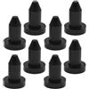 GLEAVI 8 Pezzi Tappo di Scarico Kayak a Pressione in Gomma Nero | Accessorio per Kayak, Blocco Acqua Affidabile, Ricambio per Fori di Drenaggio