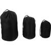 COLLBATH 3 Pezzi Sacca di Compressione in Nailon Resistente All'abrasione e Strappo per Piumini, Sacchetto per Trekking e Viaggi Outdoor