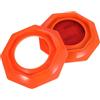 BELLIFFY Supporto Plastica per Tampone in Bowling da Palla Abrasivo Impugnatura Ergonomica Arancione, Struttura Compatta e Portatile per Manutenzione in Club e Allenamenti