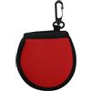 USHOBE Custodia Protettiva Borsa per Pulizia Pallina da Golf in Neoprene per Pallina da Golf Rosso con Gancio e Clip per Sport All'aperti per Uomo