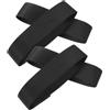PACKOVE 4 Pezzi Cinghie per Fissaggio Maniche Sportive Nere 25x250 Mm