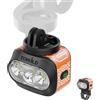 towild BLmini Luce Anteriore per Bici con Fascio Lungo e Corto, Faro Ciclismo 800LM con Montaggio Inferiore per Giorno e Notte, Batteria Ricaricabile USB-C 2000mAh, Luce Bici Compatta e Leggera 89g