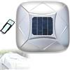 BoTongSiHai Telo Copriauto Automatico e Retrattile con Telecomando e Ricarica Solare | Copertura Auto Impermeabile Anti-UV da Esterno con Allarme Antifurto Per Proteggere La Tua Auto (Silver, 3L)