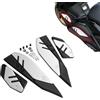 GFARDMOTO Pedale per moto antiscivolo decorativo per il piede Pedali in alluminio CNC per poggiapiedi adatti per Ya&ma&ha XMAX 125 XMAX300 X-MAX 400 2022-2025 (Argento)