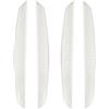 QUARKZMAN 4Pcs Fascia Riflettente Laterale 6.6 X 0.8 Strisce Bianco