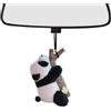 Generic Ciondolo per Specchietto Retrovisore a Forma di Panda, Decorazione per Auto, Accessori per Interni, Ciondolo per Chiavi e Cellulare