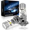 SHINYY Lampadine LED H7 Lenticolari Fari per Auto o Moto, 26000LM Potenti 6500K Bianco Lampade H7 Led con Lente per Abbaglianti Anabbaglianti Canbus Anti Errore, Sostituisce Luci Alogeno, Pack de 2