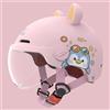 NIKANXIA Casco Jet for Bambini Aperto con Visiera, Omologato ECE DOT, Casco da Moto Scooter Unisex for Ragazzi e Ragazze da 3 a 12 Anni