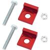 ECSiNG Tendicatena CNC per moto con diametro del foro da 12 mm, 2 pezzi, per moto da 50 cc, 70 cc, 90 cc, 110 cc, 125 cc, colore rosso