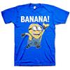 Minions Licenza Ufficiale Whaaa?!? Uomo Maglietta (Blu -Heather)