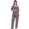 Ulla Popken Donna Pigiama Terra 62+