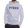 PYREX ORIGINAL - Felpa da Uomo con Cappuccio in Cotone, Polsini Elasticizzati e Logo Frontale - Art. 45100 (Bianco, M)