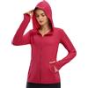 Libin Felpa Donna con Zip UV Giacca Trekking Estiva | Cappuccio con Zip Completa Giacca Sportiva Protezione Solare Running Surfing Trekking Felpa con Cappuccio Tasche