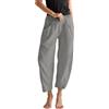 Luadnysin Pantaloni Donna Estivi Lino Pantaloni Lino Donna Pantacollant Fiori Pantalone Trekking Estivo Equitazione Sartoriali Tuta Larghi Leggeri Jumpsuit Estiva Elegante Leggero Estate Plissettati Palazzo