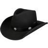 Stetson Tamalo Cappello Cowboy Western Feltro di Lana Tascabile con Fascia in Pelle Uomo Autunno Inverno