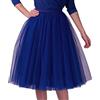 Luadnysin Gonna in Tulle Donna Lunga Gonne Classica Abbigliamento Adulto Elegante Sottogonna Moderna Costume Carnevale Semplice Gonnellino Danza Tutu Dance di A Strati