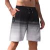 APTRO Pantaloncini da bagno da uomo con tasche con cerniera, ad asciugatura rapida, pantaloncini da spiaggia sfumati con fodera in rete