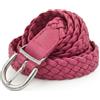 styleBREAKER Cintura intrecciata sottile da donna in similpelle, / Rosato
