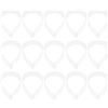 EXQUIMEUBLE Stecche Colletto Camicia in Plastica Bianca 80 Pezzi