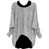 Emma & Giovanni - Maglie a Manica Lunga (2 Pezzi)- Donna (L-XL, Grigio)