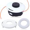 Haishine Testina per decespugliatore per Stihl FS90 FS91 FS94 FS100 FS110 FS111 FS130 FS131 FS240 FS250 FS310 FS311, lama per decespugliatore con tappo, ricambio 4002-820-2310 4002 820 2302