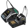 Ticfox Kit di Stazione di Saldatura Digitale di Precisione DWS-200 200 W, con 6 Punte di Saldatura F245 e 2 Mani di Aiuto, Saldatura a Temperatura Costante Impostata per la Riparazione (EU Plug)