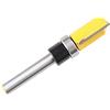 TICFOX Set di frese in materiale in lega resistente, 3 pezzi, gambo 1/4, diametro lama 12 mm e 13 mm, per progetti di lavorazione del legno
