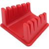 Generic Supporto per filo di saldatura 5 diversi slot Base magnetica Dispositivo di saldatura in plastica ispessita per cavi da 30 AWG a 12 AWG per riparazioni elettroniche (Rossa)