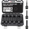 TECPO Set di chiavi a bussola Torx da 1/2 pollici T20-T70