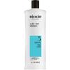 Nioxin Shampoo detergente per capelli colorati fini e leggermente diradati System 3 (Shampoo detergente System 3), 1000 ml