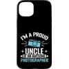 uncle photographer camera pride shutter Custodia per iPhone 15 Plus Scatto fantastico fotografo orgoglioso zio