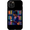 Black Women Reading Books Black History Custodia per iPhone 11 Pro Black Women Book Lover Afro Melanin Biblioteca Afro Americano