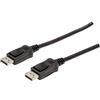 Digitus Cavo DisplayPort - Full-HD 1080p/60Hz - 1m - con blocco - Displayport 1.1a - Compatibile con PC, monitor, schede grafiche per videogiochi